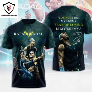 Rafael Nadal 2001-2024 Signature Thank You For The Memories 3D T-Shirt