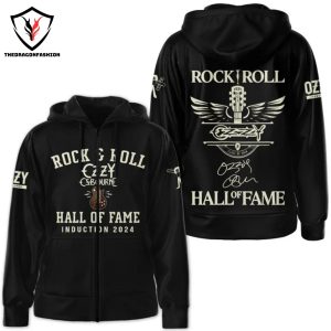 Ozzy Osbourne Rock & Roll Hall Of Fame Hooded Denim Jacket