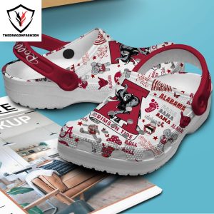 Alabama Crimson Tide – Roll Tide White Crocs