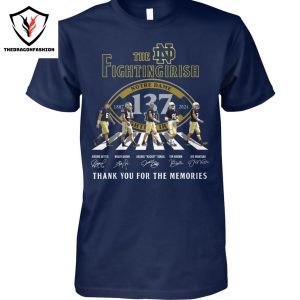 The Notre Dame Fighting Irish 1887-2024 Signature Thank You For The Memories Unisex T-Shirt