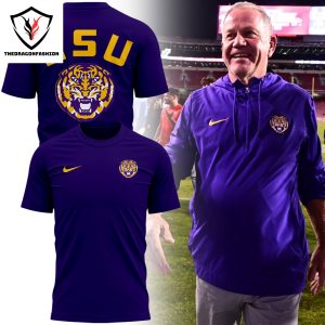 2024 LSU Tigers Football Logo 3D T-Shirt