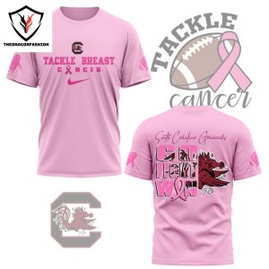 Tackle Breast Cancer – South Carolina Gamecocks Go Fight Win 3D T-Shirt – Black