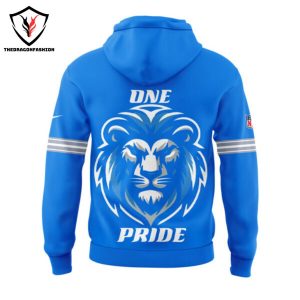 Detroit Lions One Pride 2024 Design Hoodie – Blue