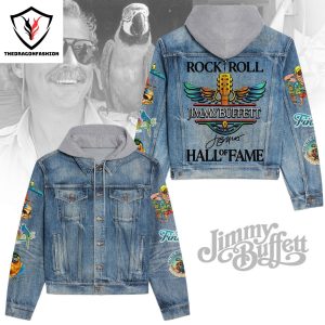 Jimmy Buffett  Rock & Roll Hall Of Fame Signature Hooded Denim Jacket