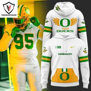 Oregon Ducks X Go Ducks 2024 Hoodie – White