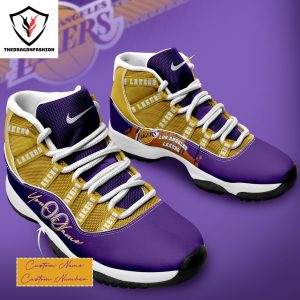 Personalized Los Angeles Lakers Air Jordan 11