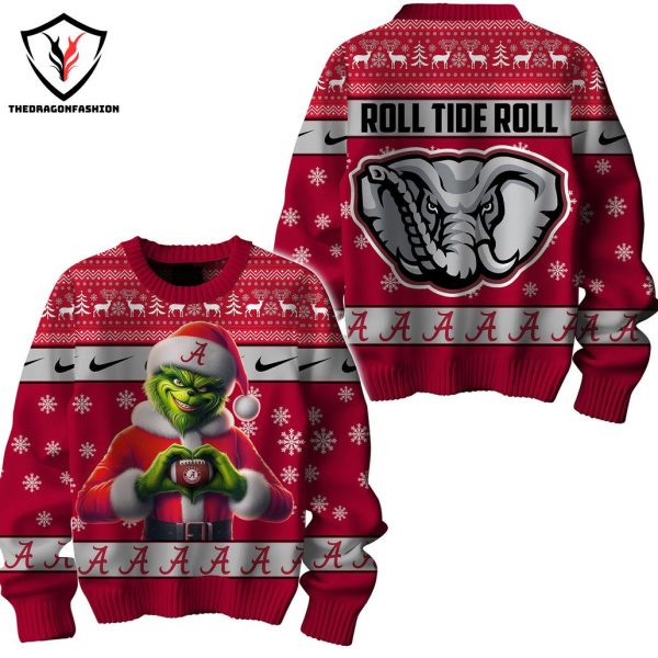 Alabama Crimson Tide – Roll Tide Roll Grinch Sweater