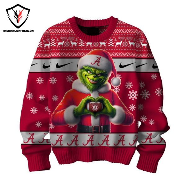 Alabama Crimson Tide – Roll Tide Roll Grinch Sweater