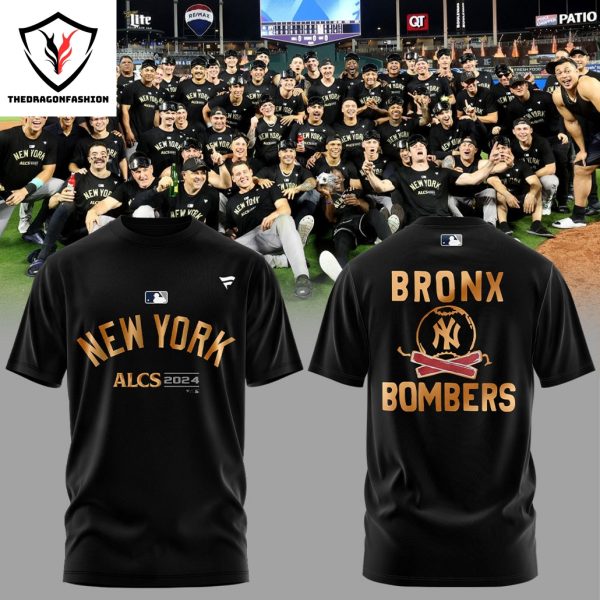 ALCS 2024 Bronx Bombers New York Yankees 3D T-Shirt – Black