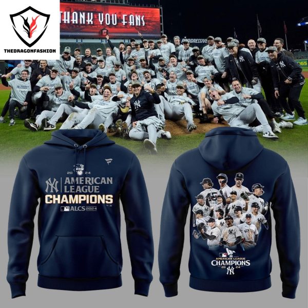 American League Champions 2024 New York Yankees Hoodie – Blue