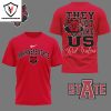 Arkansas State Red Wolves – They Not Like Us 3D T-Shirt – Black