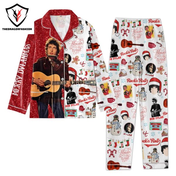 Bob Dylan Blowin In The Wind Pajamas Set