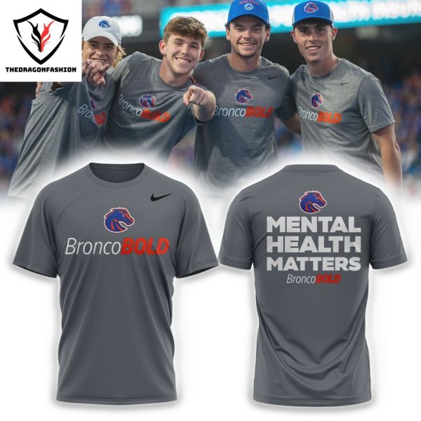 Boise State Broncos Mental Health Matters 3D T-Shirt