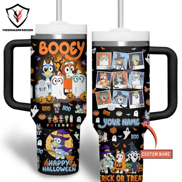 Booey Trick Or Treat Tumbler With Handle And Straw