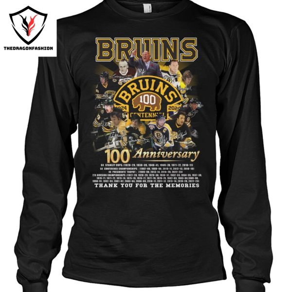 Boston Bruins 100 Anniversary Thank You For The Memories Unisex T-Shirt