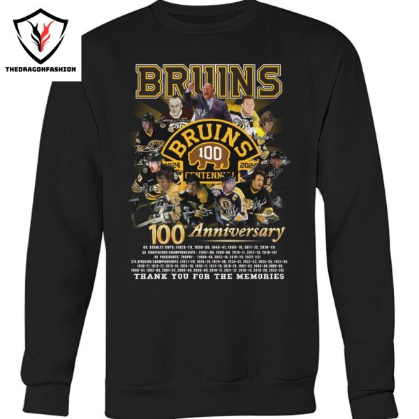 Boston Bruins 100 Anniversary Thank You For The Memories Unisex T-Shirt