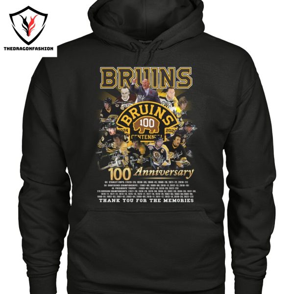 Boston Bruins 100 Anniversary Thank You For The Memories Unisex T-Shirt