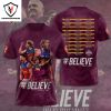 2024 Premiers Brisbane Lions Australian Football League 3D T-Shirt