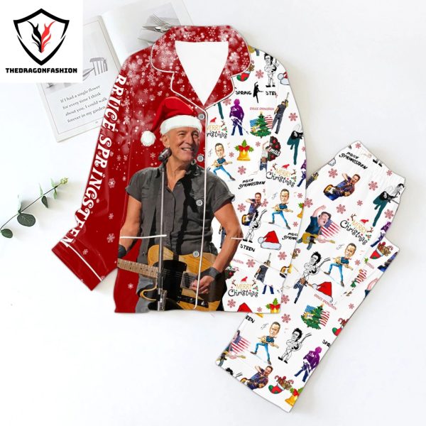 Bruce Springsteen Merry Christmas Baby Pajamas Set