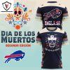 Cincinnati Bengals 2024 Dia De Los Muertos Pullover 3D T-Shirt