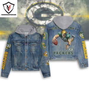 Green Bay Packers Hooded Denim Jacket