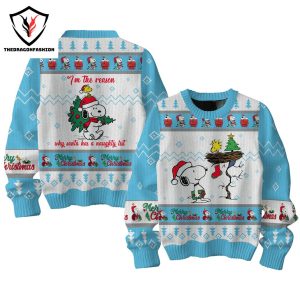 Snoopy Im The Reason Why Santa Has A Naughty List Sweater