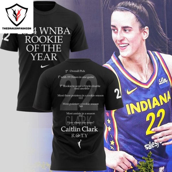 Caitlin Clark Is The Wnbas 2024 Rookie Of The Year 3D T-Shirt