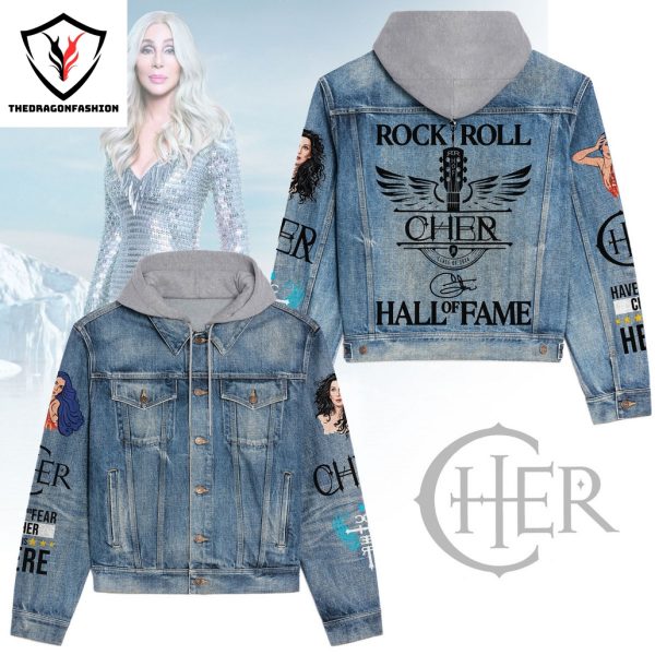 Cher Rock & Roll Hall Of Fame Signature Hooded Denim Jacket