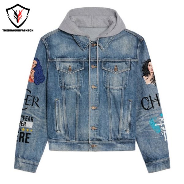 Cher Rock & Roll Hall Of Fame Signature Hooded Denim Jacket