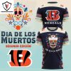 Cleveland Browns 2024 Dia De Los Muertos Pullover 3D T-Shirt