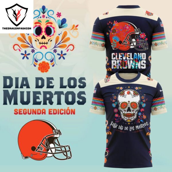 Cleveland Browns 2024 Dia De Los Muertos Pullover 3D T-Shirt