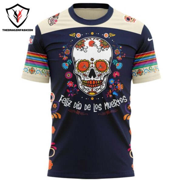 Cleveland Browns 2024 Dia De Los Muertos Pullover 3D T-Shirt