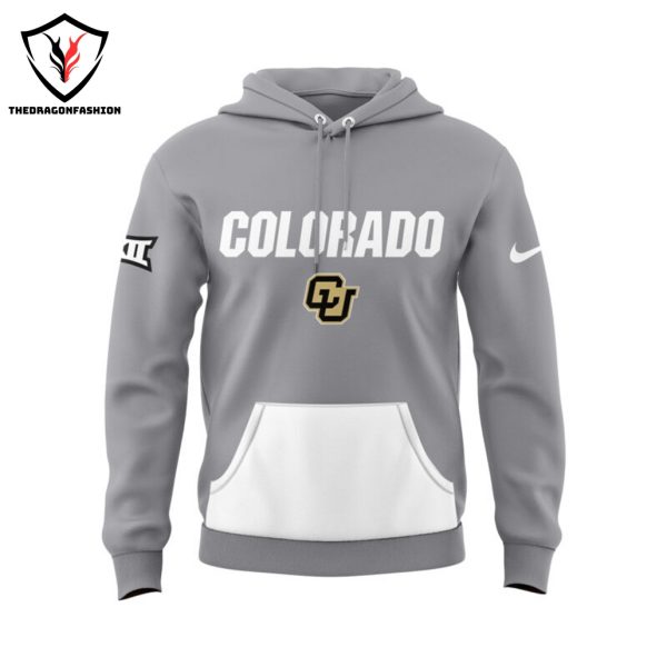 Colorado Buffaloes Football 2024 Logo Hoodie – Grey