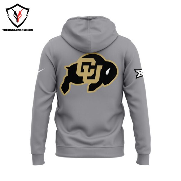 Colorado Buffaloes Football 2024 Logo Hoodie – Grey