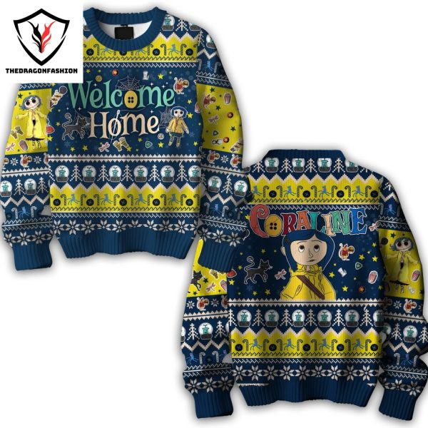 Coraline Welcome Home Design Sweater