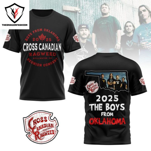 Cross Canadian Ragweed 2025 The Boys From Oklahoma 3D T-Shirt