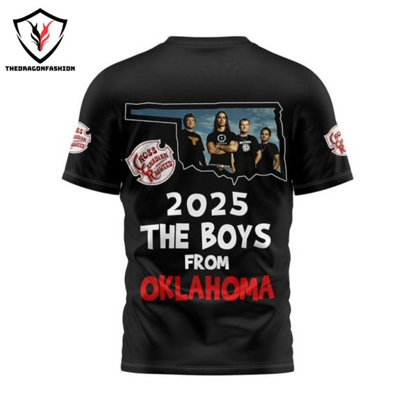 Cross Canadian Ragweed 2025 The Boys From Oklahoma 3D T-Shirt