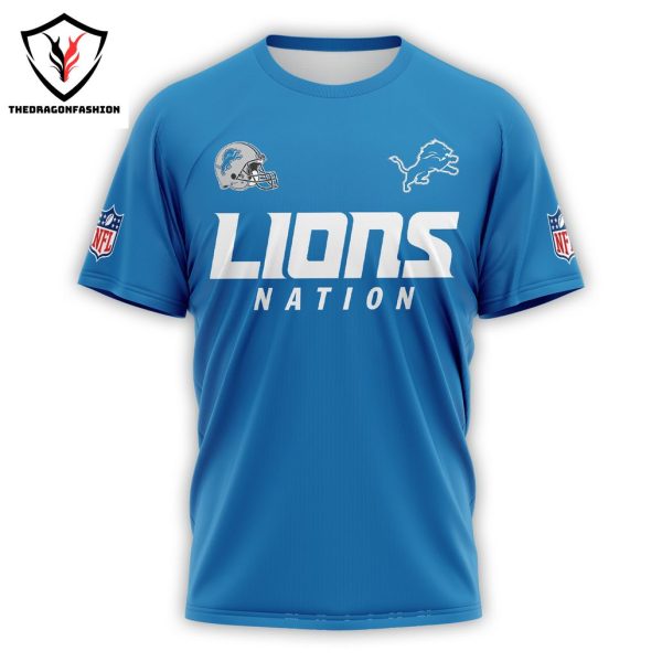 Damn Right I Am A Detroit Lions Fan Win Or Lose 3D T-Shirt