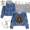 Grateful Dead Together We Fight Hooded Denim Jacket