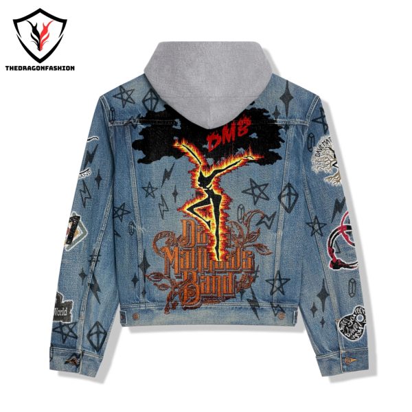 Dave Matthews Band Logo Hooded Denim Jacket