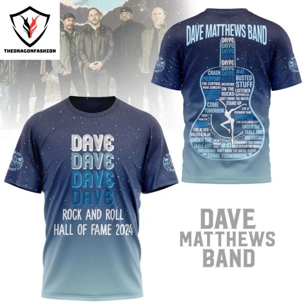 Dave Matthews Band Rock And Roll Hall Of Fame 2024 3D T-Shirt