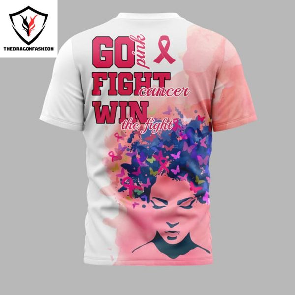 Dolly Parton Go Fight Win – Pink Cancer The Fight 3D T-Shirt