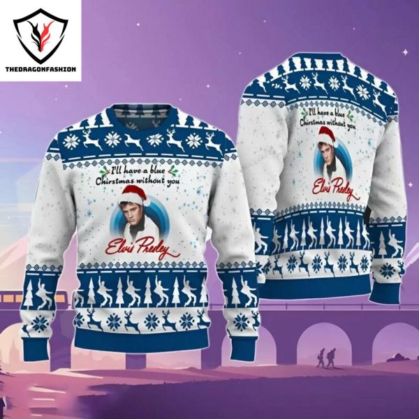 Elvis Presley I Will Have A Blue Christmas Without You Sweater