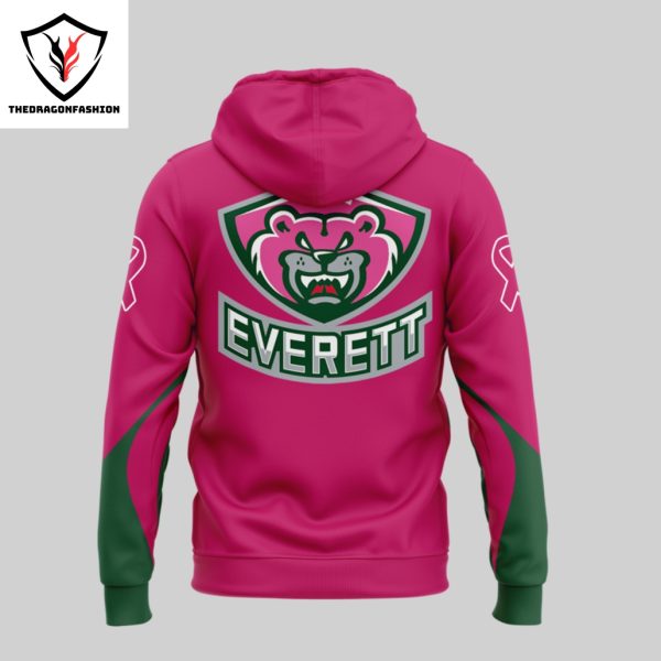 Everett Silvertips 2024 Pink The Rink Hoodie