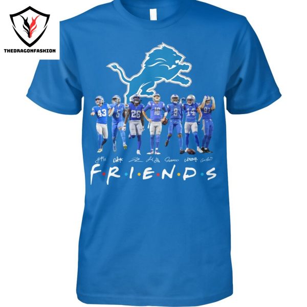 Friends Detroit Lions Signature Unisex T-Shirt