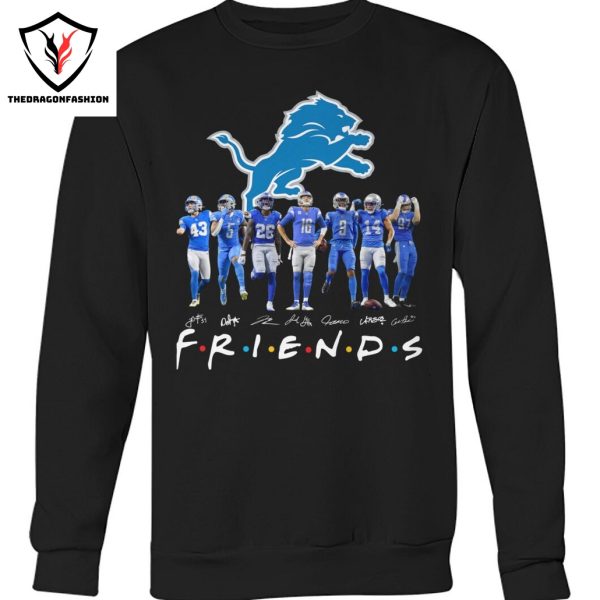 Friends Detroit Lions Signature Unisex T-Shirt