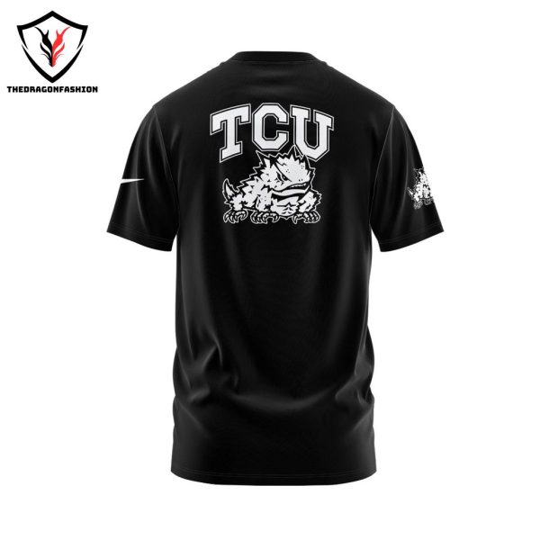 Funky Town TCU Horned Frogs 3D T-Shirt – Black