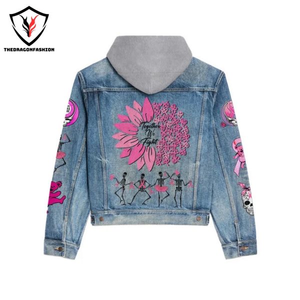 Grateful Dead Together We Fight Hooded Denim Jacket