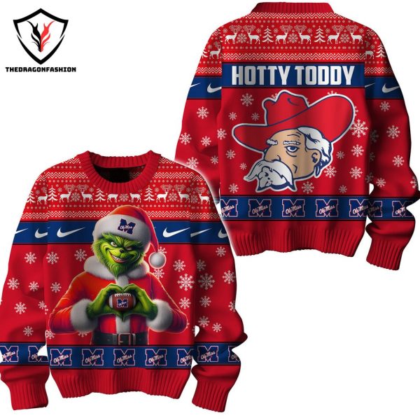 Grinch x Ole Miss Rebels Hotty Toddy Sweater