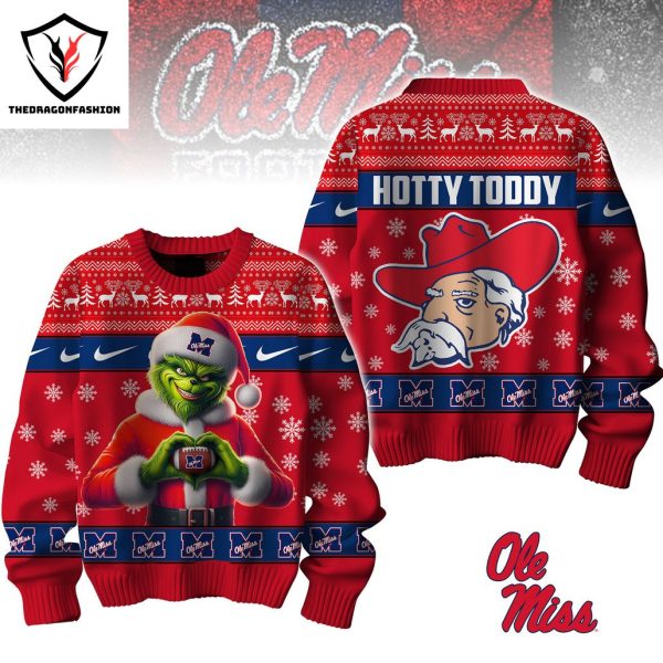 Grinch x Ole Miss Rebels Hotty Toddy Sweater